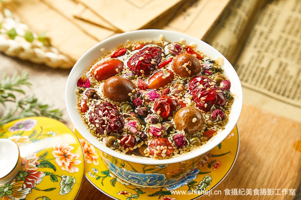 宁夏八宝茶摄影