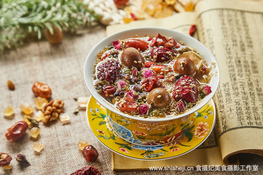 八宝茶拍摄